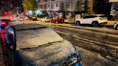 Ankara’yı sağanak ve dolu vurdu
