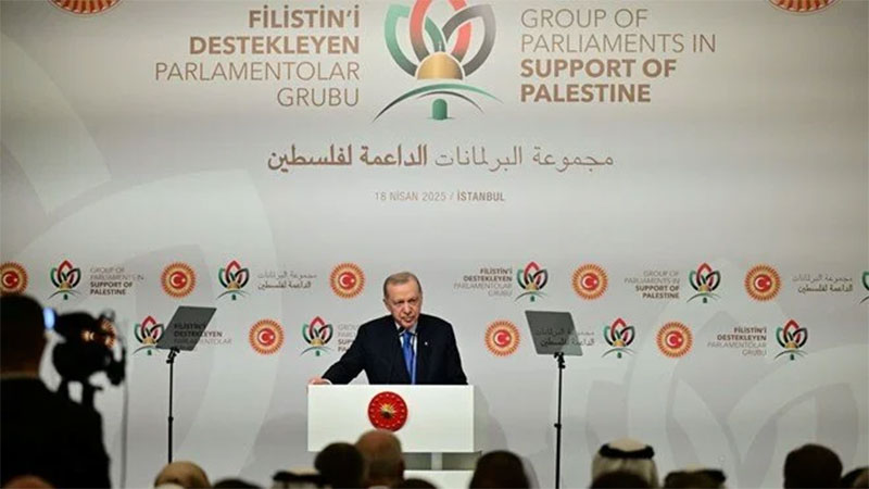 Cumhurbaşkanı Erdoğan: Filistinlileri topraklarından eden planlar yok hükmünde