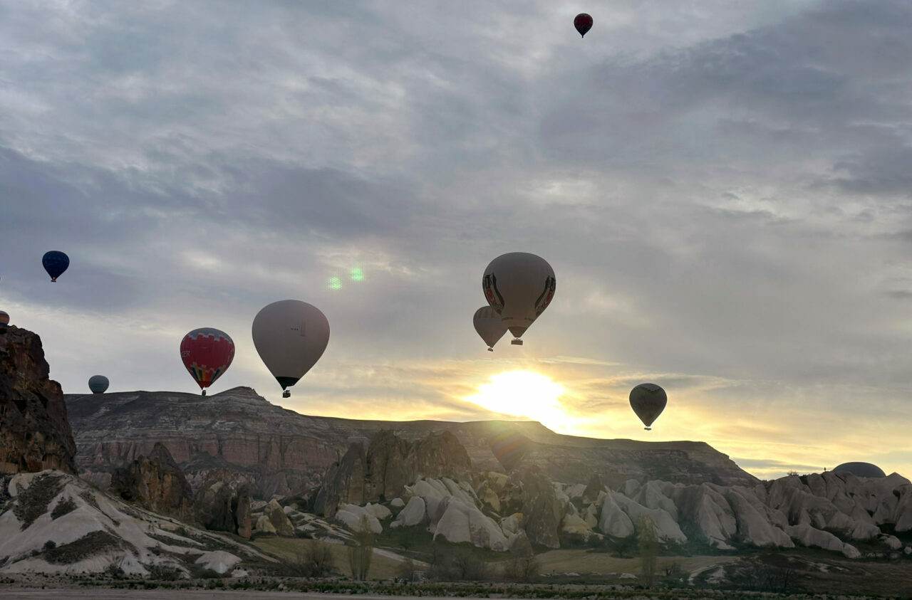 Geçen yıl sıcak hava balonuyla uçan turist sayısı rekor kırdı