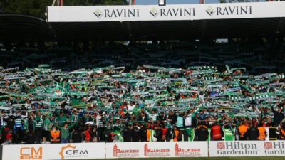 Bursaspor tribünleri koreografi şova hazır!