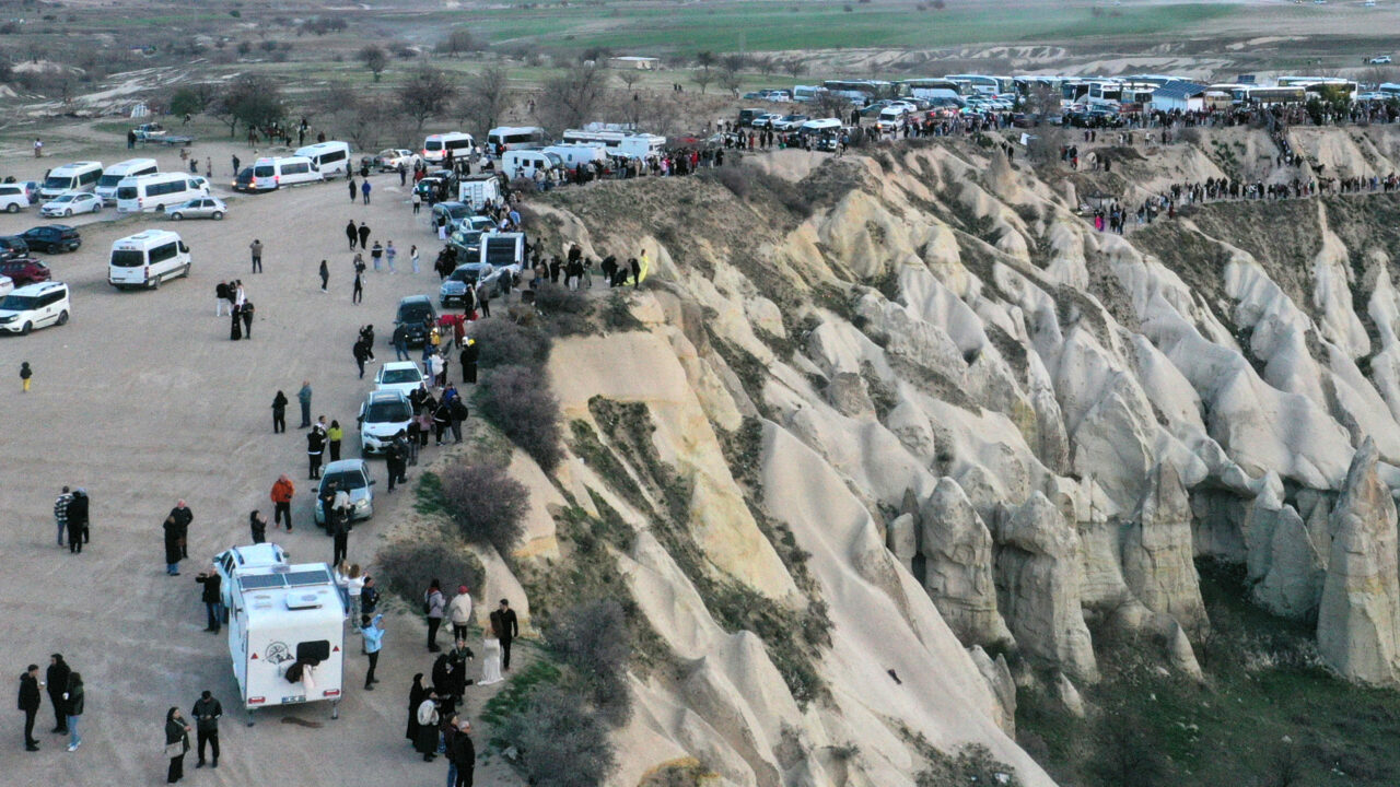 Kapadokya’ya yerli turist akını