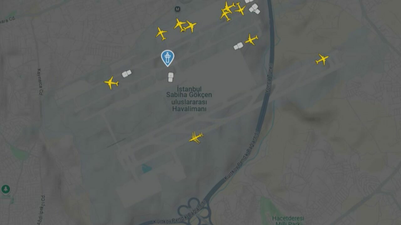 Sabiha Gökçen’e iniş yapan uçaklara ‘deprem’ uyarısı