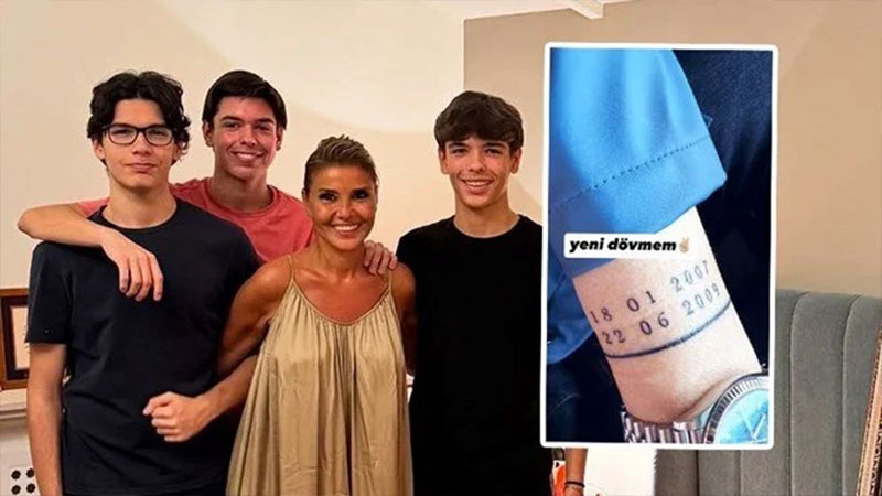 Gülben Ergen’den merak uyandıran dövme