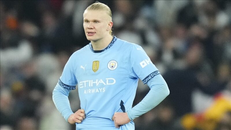 İngiltere Premier Lig ekiplerinden Manchester City, Norveçli golcü futbolcusu Erling
