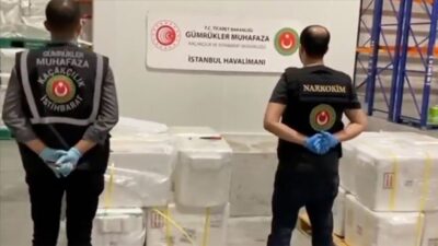Havalimanında operasyon! 455,2 kilo uyuşturucu ele geçirdi