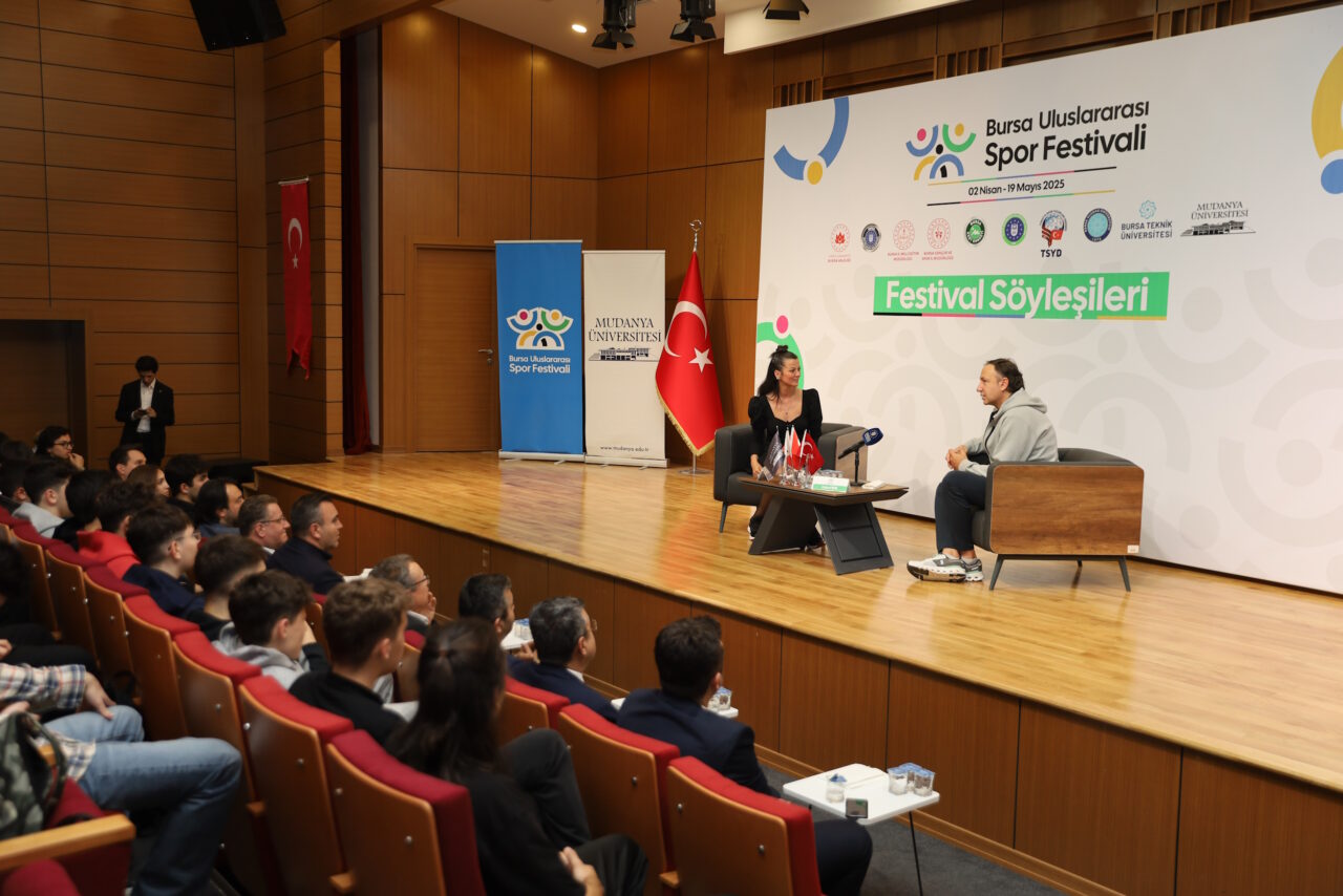 Orhun Ene, Bursa Uluslararası Spor Festivali’nin konuğu oldu