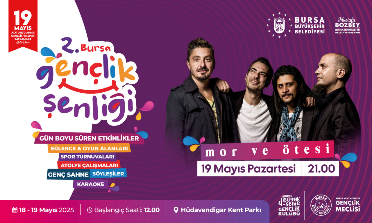Bursa Büyükşehir’den Hüdavendigar Kent Parkı’nda 19 Mayıs’a özel kutlama programı