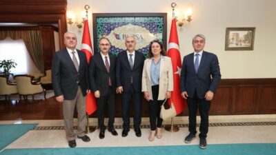 Kayak Federasyonu’nun Bursalı Başkanı Süleyman Şahin’den Vali Ayyıldız’a ziyaret