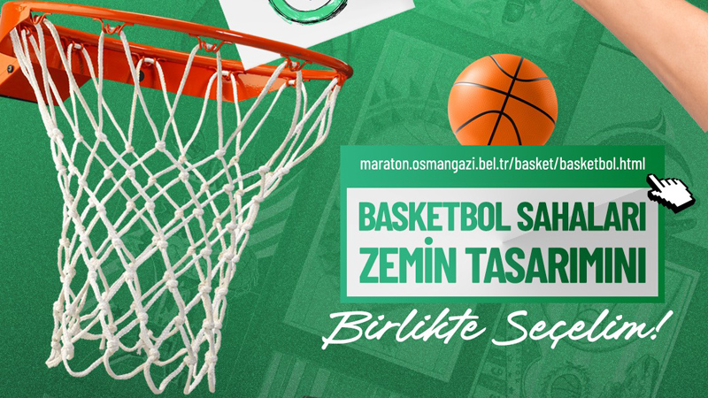 Osmangazi’deki basketbol sahalarını liseli gençler şekillendirecek