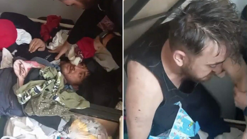 Bazanın içinde yakalandı! Savunması pes dedirtti