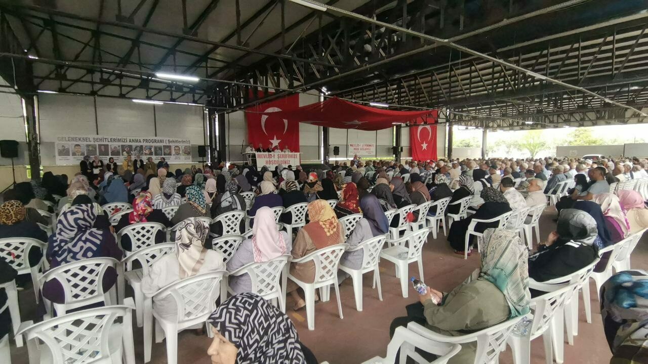 Bursa Mudanya’da şehitler için mevlit okutuldu Bursa Mudanya’da şehitler için mevlit okutuldu