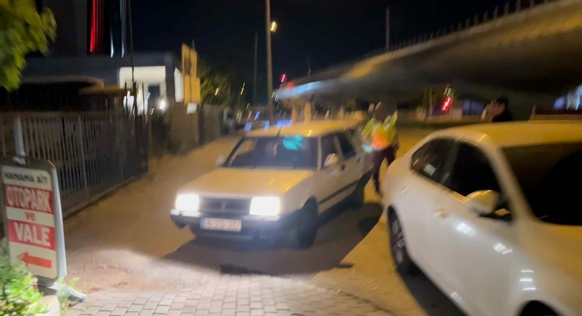 Bursa’da alkollü sürücü ile ilginç diyaloglar