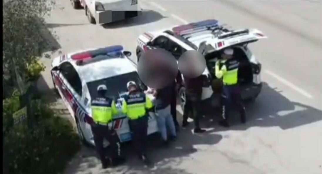 Bursa’da jandarmadan havadan ve karadan denetim