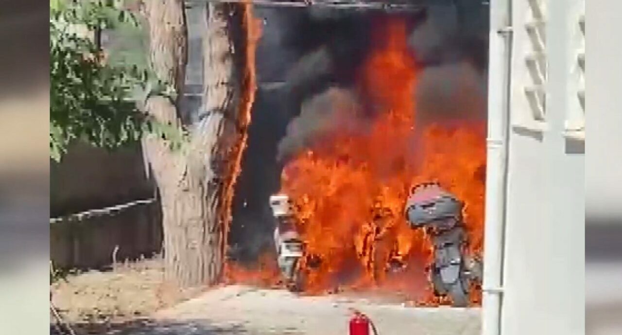 Bursa’da korku dolu anlar! 6 araç alev alev yandı