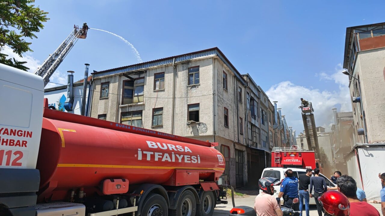 Bursa’da korkutan yangın Bursa’da korkutan yangın