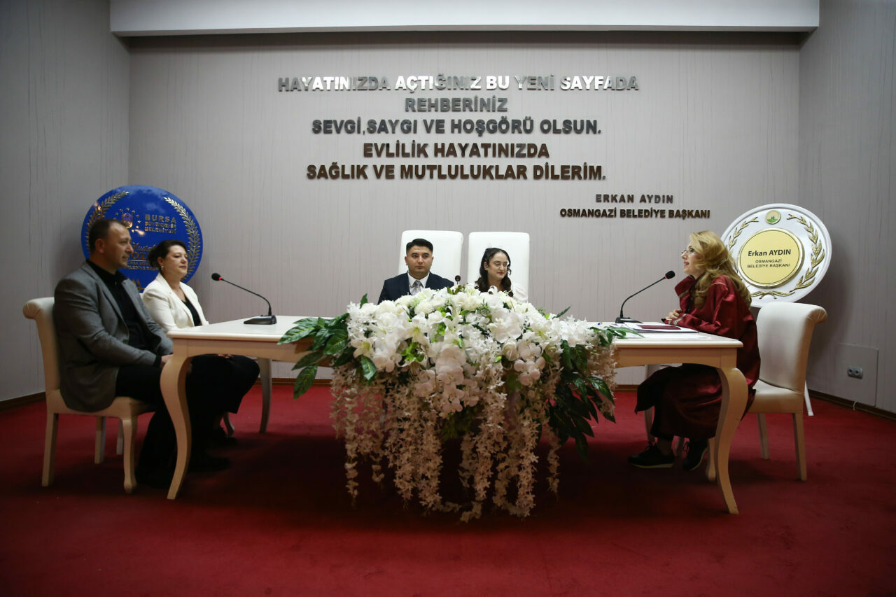 Bursa’da nikah dairelerinde 05.05.2025 yoğunluğu