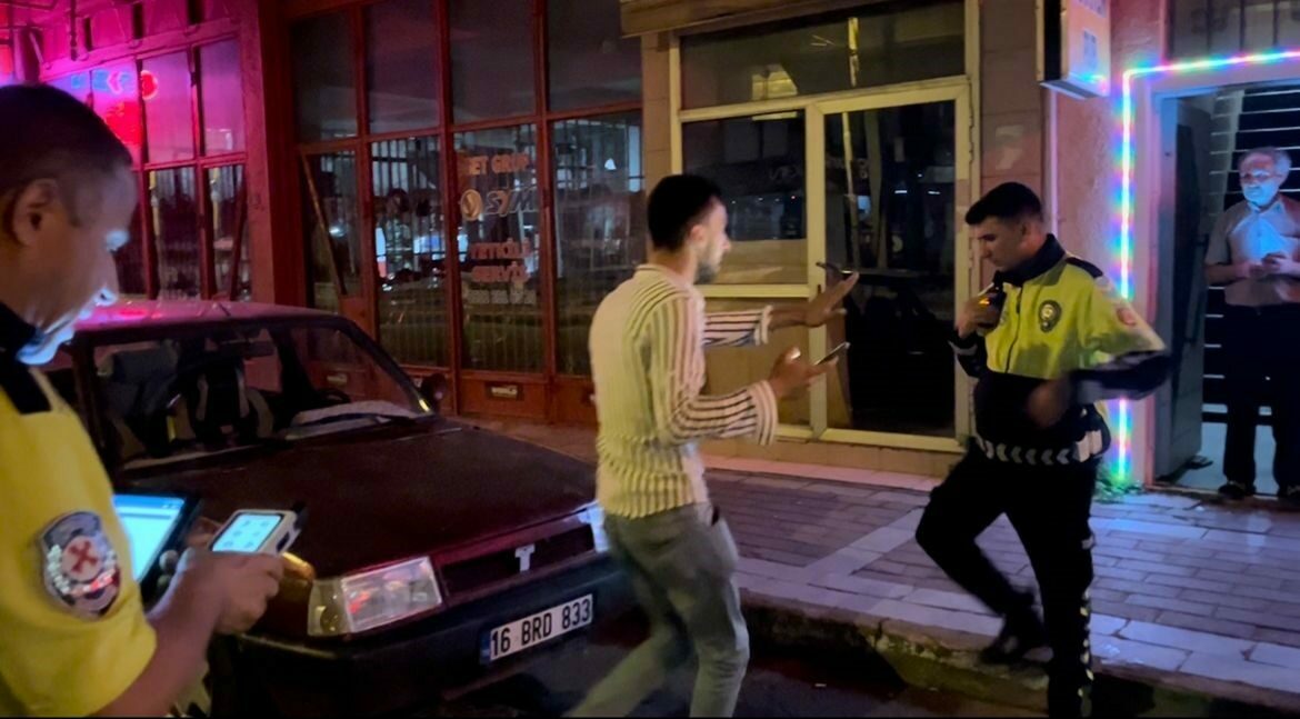 Bursa’da polisin zor anları