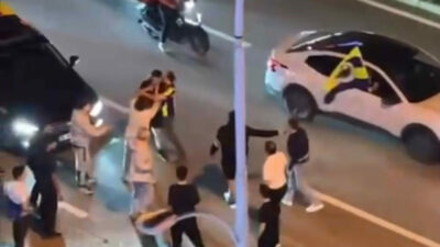 Bursa’da şampiyonluk kutlamasında ortalık karıştı