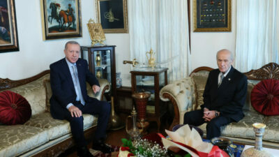 Cumhurbaşkanı Erdoğan, Bahçeli ile görüştü