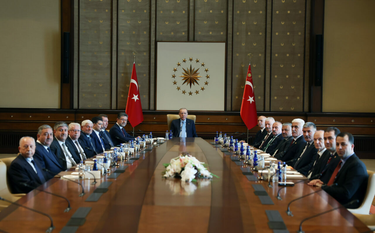 Cumhurbaşkanı Erdoğan, çiftçi temsilcilerini kabul etti