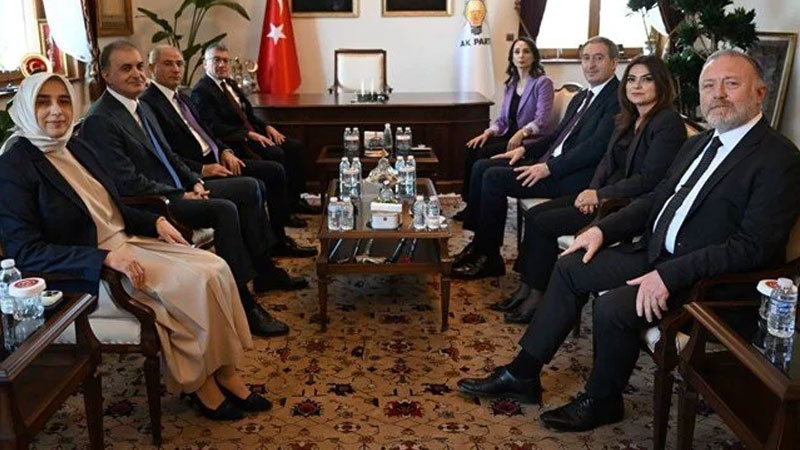 DEM Parti heyeti ile AK Parti grubu görüşmesi sona erdi