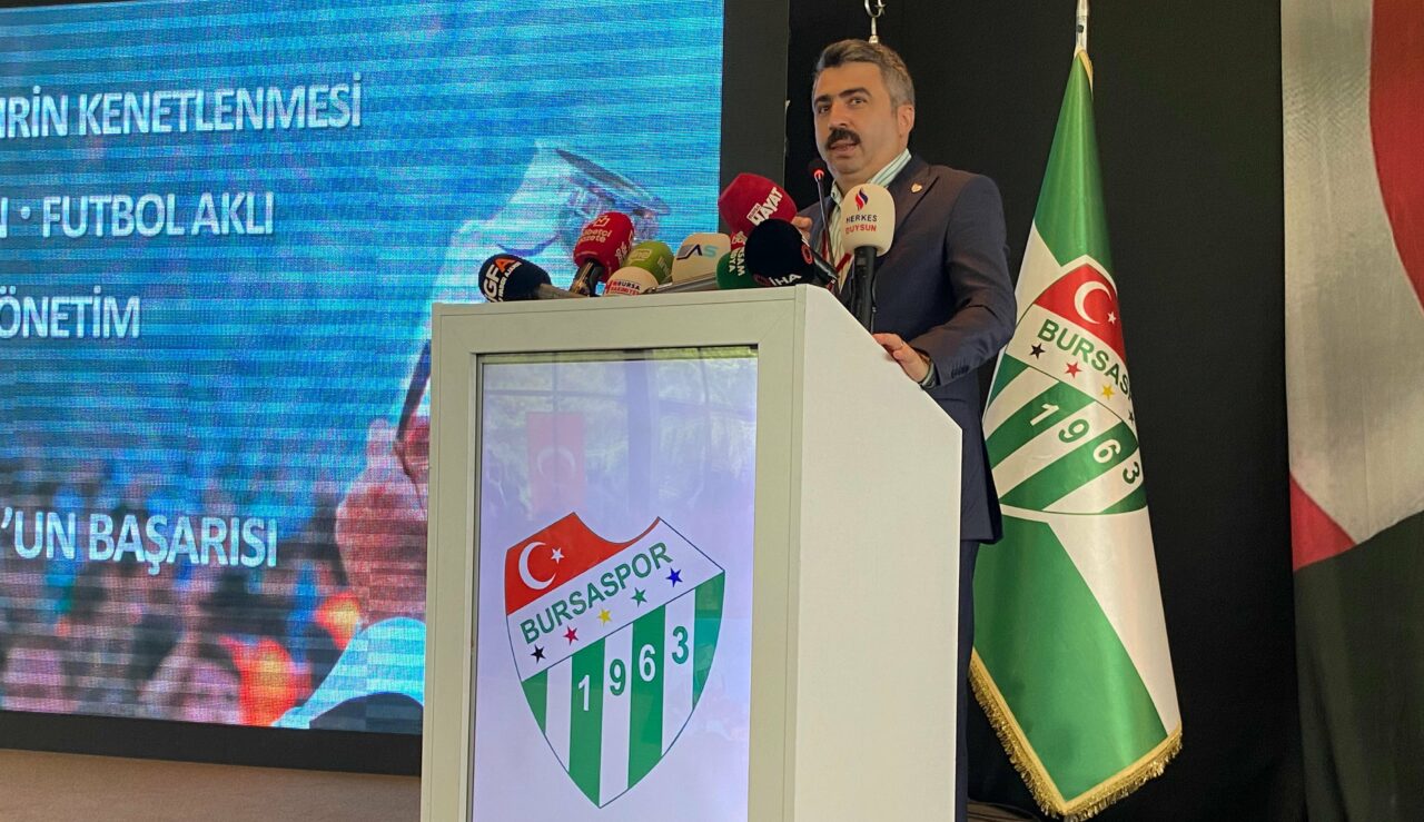Bursaspor’a bir müjde de Yıldırım Belediye Başkanı Yılmaz’dan