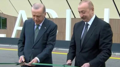 Cumhurbaşkanı Erdoğan Laçın Havalimanı’nı açtı