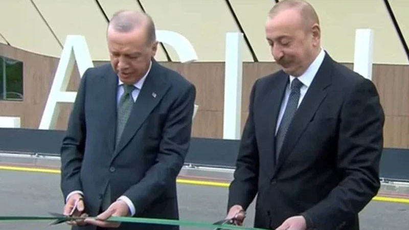 Cumhurbaşkanı Erdoğan Laçın Havalimanı’nı açtı Cumhurbaşkanı Erdoğan Laçın Havalimanı’nı açtı