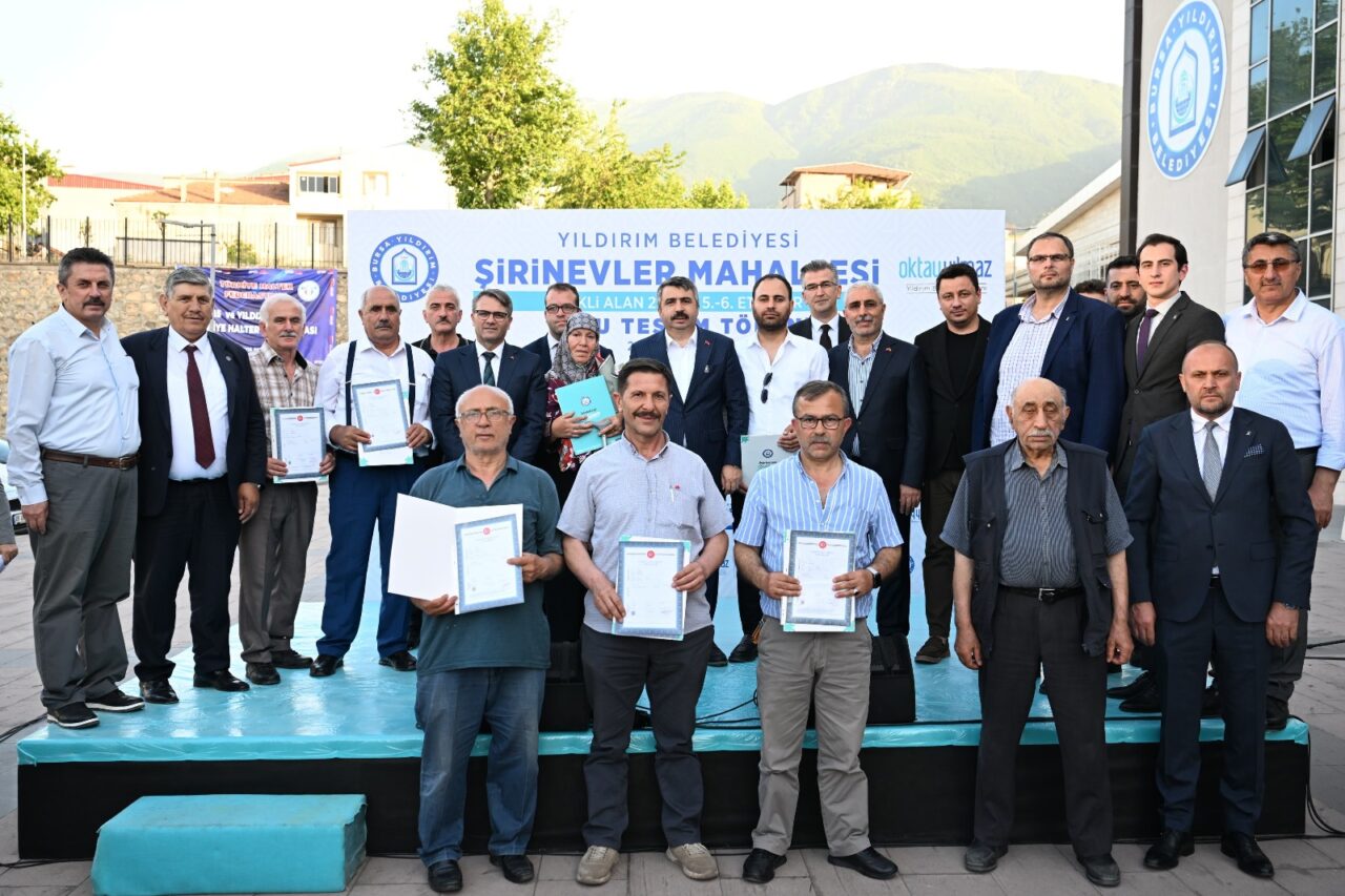 Bursa’nın o mahallesinde yılların sorunu çözüme kavuşuyor