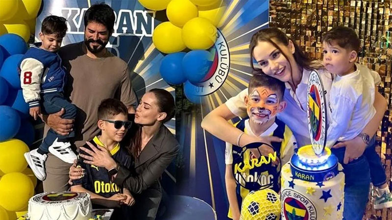 Ünlü çiftin büyük oğlu 6 yaşında: İşte partiden kareler