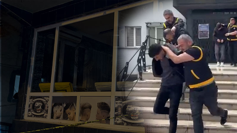 Bursa’da kasklı berber katilleri yakalandı