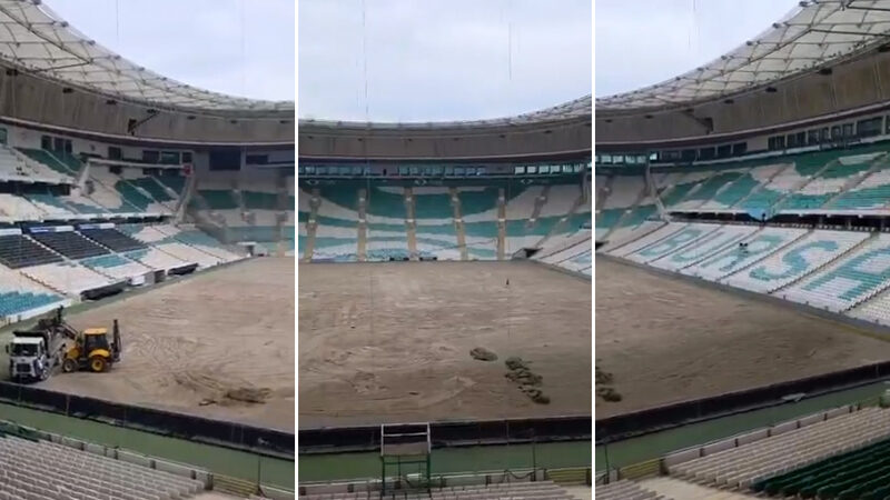 Bursaspor yöneticisi açıkladı! İşte stadyumda son durum Atatürk Spor Kompleksi Matlı Stadyumu’nda zemin yenileme çalışmalarına başlandı.