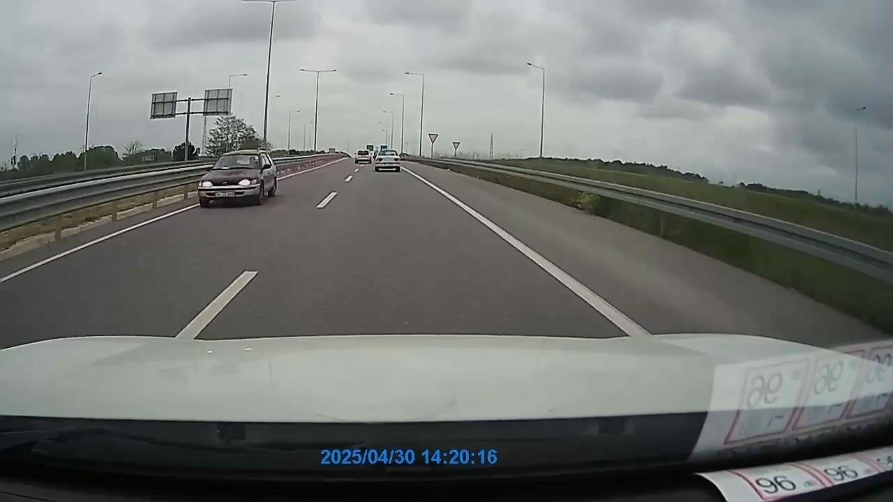 Ters şeritte faciaya davetiye çıkardı