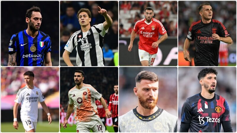 Futbol kariyerlerini Avrupa'da sürdüren milli futbolcular, bu sezon ortaya koydukları