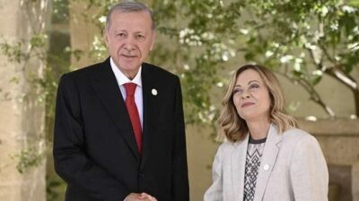 Cumhurbaşkanı Erdoğan, Meloni ile görüştü