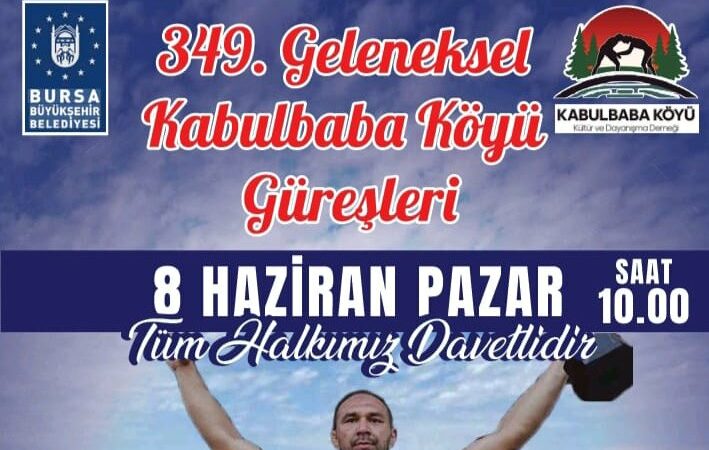 8 Haziran Pazar günü Mustafakemalpaşa ilçesine bağlı Kabulbaba Köyü'nde 349.