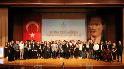 Bursa Zeki Müren Güzel Sanatlar Lisesi’nden muhteşem yıl sonu konseri