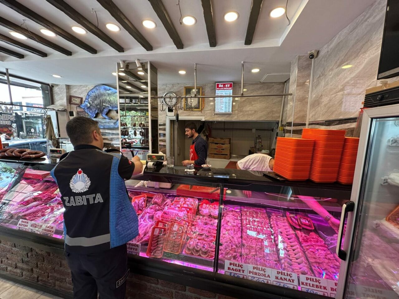 Bursa’nın o ilçesinde kasap ve sakatatçılara denetim