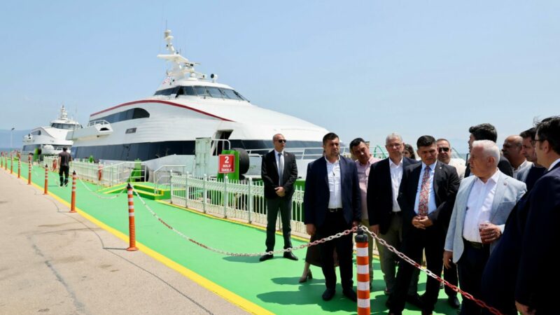 Bursa Büyükşehir Belediyesi, kentin deniz ulaşımına nefes aldıracak bir yatırımı