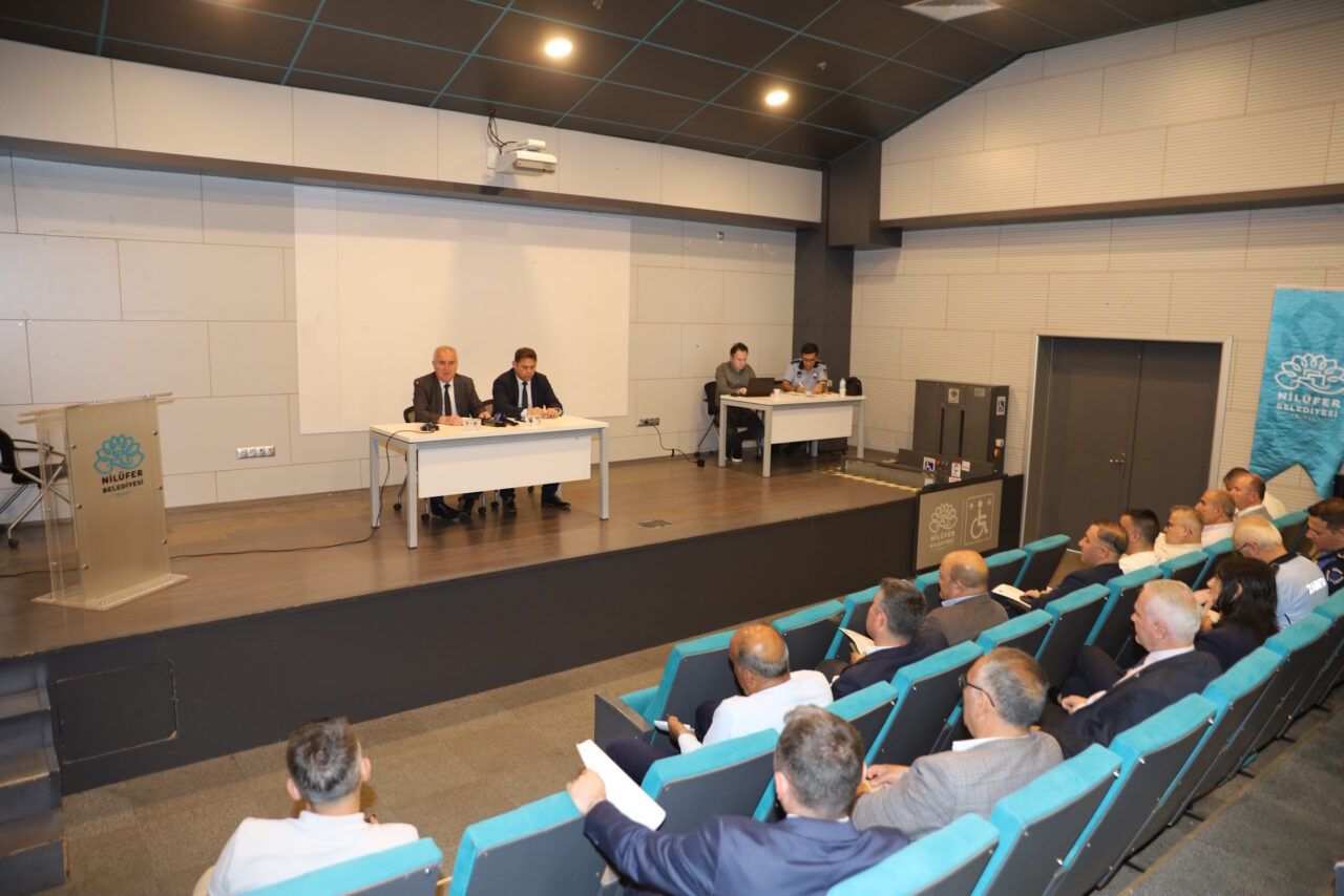 Bursa’da zabıta teşkilatından bayramı öncesi koordinasyon toplantısı