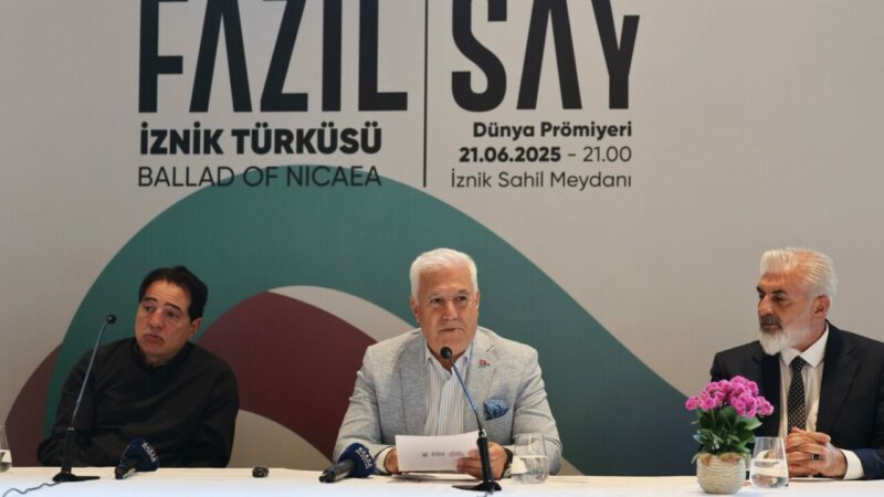 21 Haziran’da dünya İznik’i dinleyecek Bursa Büyükşehir Belediyesi tarafından dünyaca ünlü piyanist ve besteci Fazıl