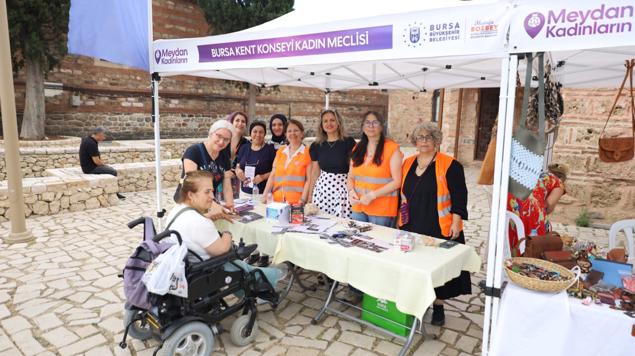 Bursa’da meydan kadınların