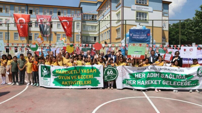 Bursa Nilüfer’deki Nesrin Fuat Bursalı İlkokulu, “Sağlıklı Çocuk, Sağlıklı Gelecek”