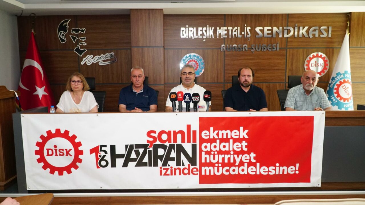 DİSK’ten Bursa’da 55 yıllık direnişle ilgili açıklama