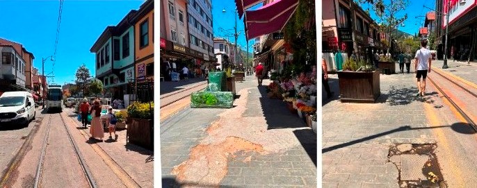 Bursa’nın tarihi caddesindeki esnafın şikayeti var