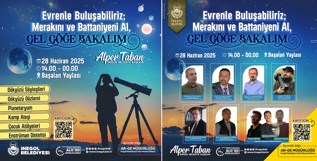 İnegöl Belediyesi’nden gökyüzü tutkunlarına davet İnegöl Belediyesi’nden gökyüzü tutkunlarına davet