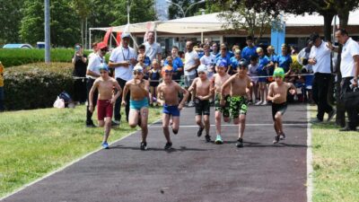 Osmangazi’de Triathle yarışları nefes kesti