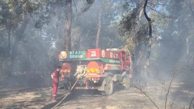 Antalya’da iki bölgede orman yangını