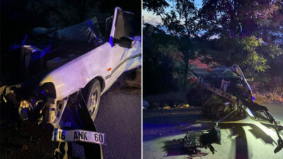 Bursa plakalı araç kaza yaptı: 4 ölü