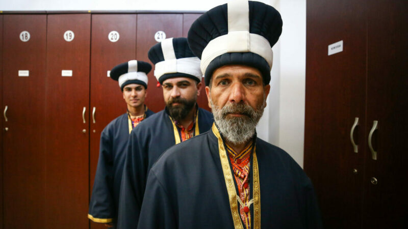 Bursa Mehter Takımı'nda görevli babalar ve oğulları, katıldıkları birçok etkinlikte